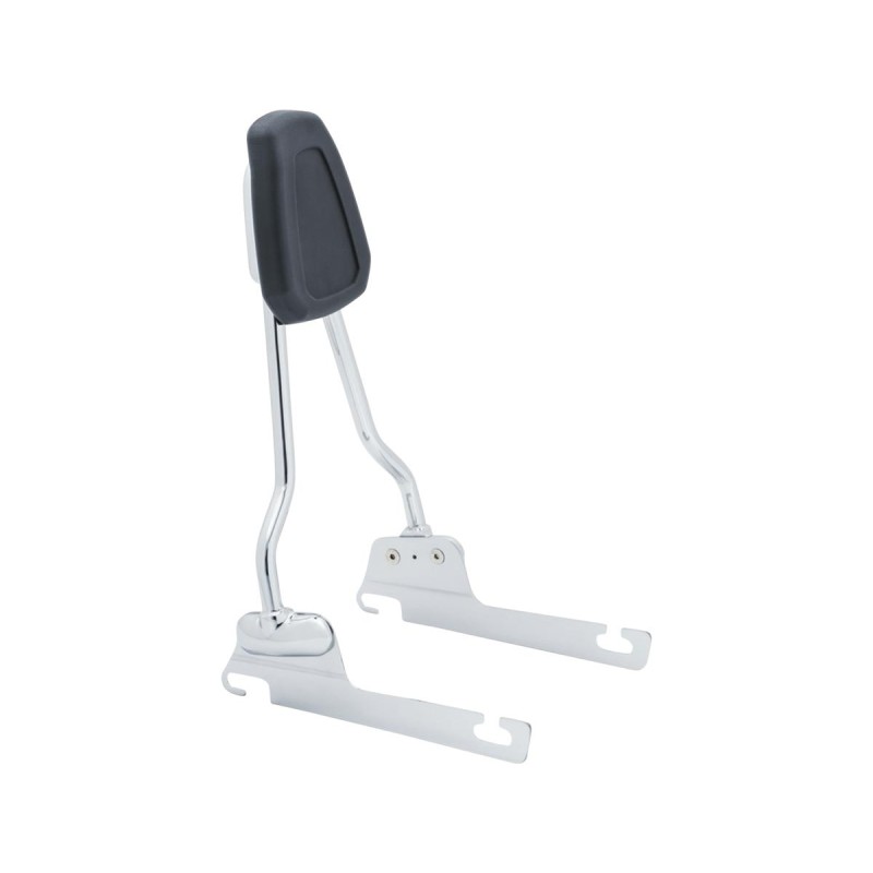 Simple Passenger Backrest 06-17 Dyna Chrome