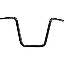 400 Fat Ape Hanger Handlebar with 1 1/4" Clamp Diameter Black Powder Coated 1 1/4" Throttle Cables