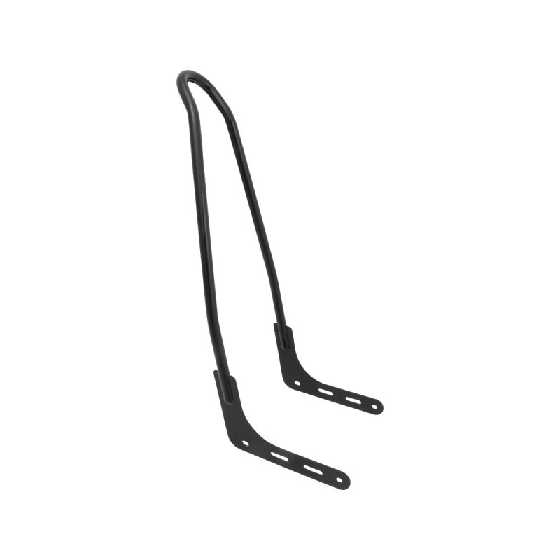 Tall Rigid Curved Sissy Bar Gloss Black Powder Coated