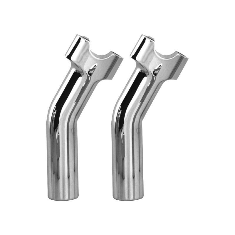 5.5 Chubby Pullback Risers Chrome 1"