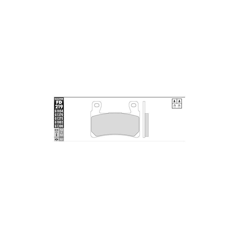 Sintered G1370/G1371 Brake Pad