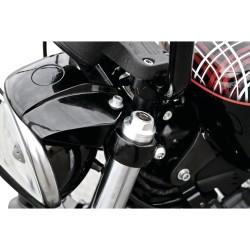 FORK PRELOAD ADJUSTERS 39MM Fork Preload Adjuster -20mm Polished