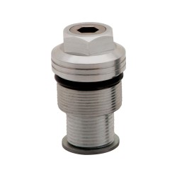 FORK PRELOAD ADJUSTERS 39MM Fork Preload Adjuster -20mm Polished