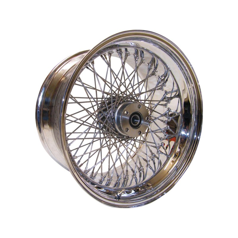 TTS 80 spoke wheel, stainless steel 2.15x21"SYM 80-Spoke Wheel