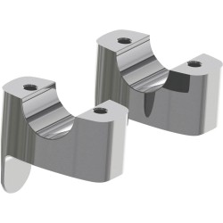 TC Breakout Flat -17 Risers 17 mm displaced forward, Height 33 mm Chrome 1 1/4"