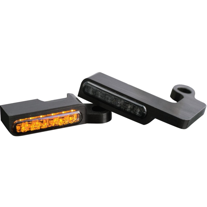 OEM Hand Control LED Turn Signals Black Anodized LED