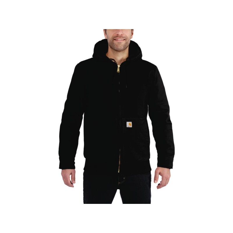 Loose Fit Washed Duck Insulated Active Jacket