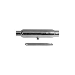 Shorty Slip-On Muffler Chrome