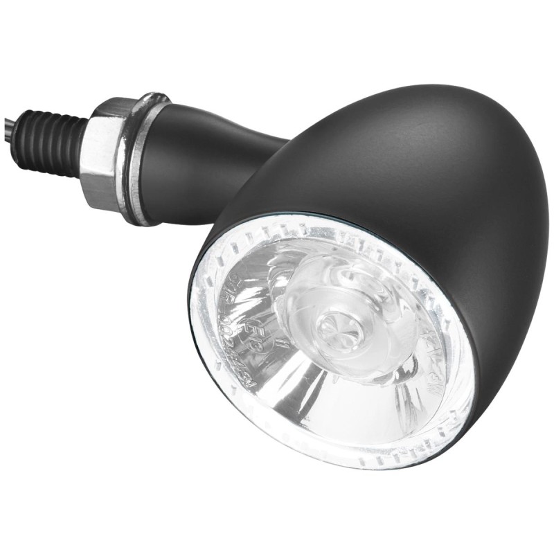 Bullet 1000 PL White LED Turn Signal/Position Light Black White LED