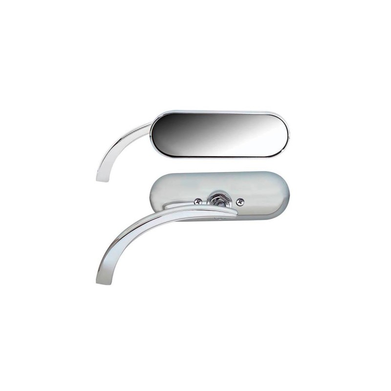 Mini-Oval Micro Mirror Chrome Right