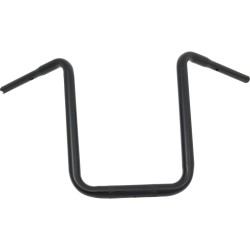 17 Standard Ape Hanger Handlebar Black Powder Coated 1 1/4" Throttle By Wire