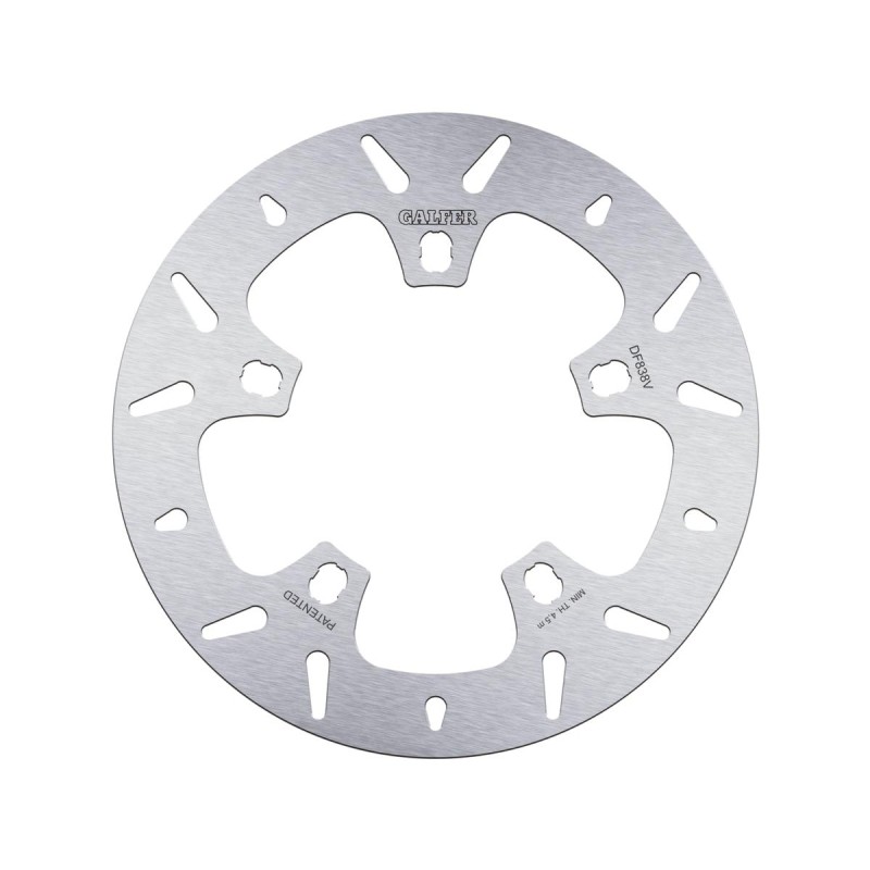 Disc Round DF V Brake Rotor 5-Hole Stainless Steel 11,8" Front