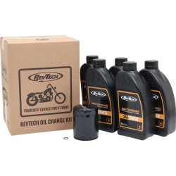 High Performance 5 Liter SAE20W50 Engine Oil Change Kit Black Oil Filter