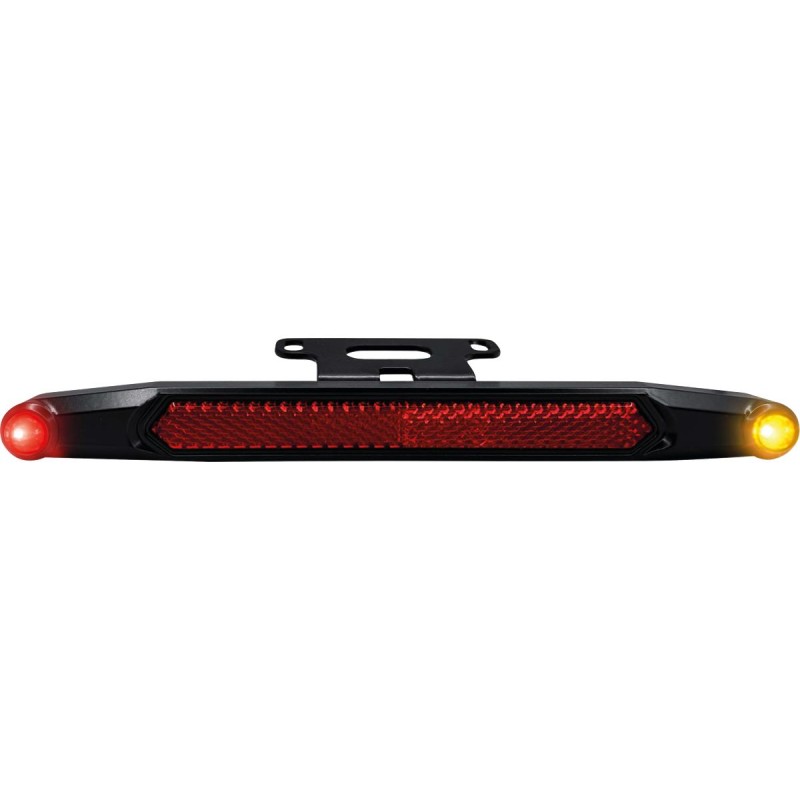 Sportster S Nano 3 in 1 LED Lightbar with LED Turn Signals, Brake- and Taillight Black Powder Coated Tinted LED