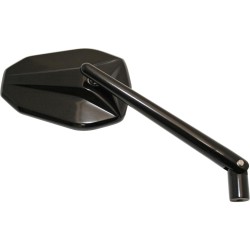 Victory Mirror 150 mm stem Black, Anodized
