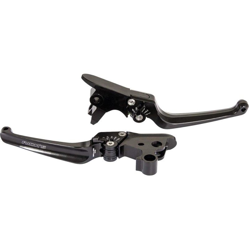 Classic Brake and Clutch Lever Kit Black Anodized Hydraulic Clutch