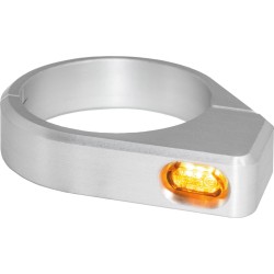 ZC-Line Micro LED Turn Signal Silver Anodized Smoke LED