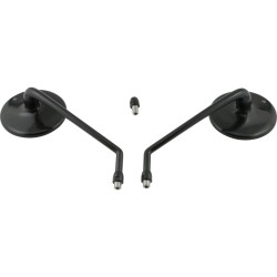 Classic Mirror 190 mm stem Black, Anodized