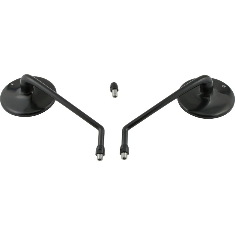 Classic Mirror 190 mm stem Black, Anodized