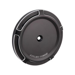 Beveled Big Sucker Stage 1 Air Cleaner Cover Black Anodized