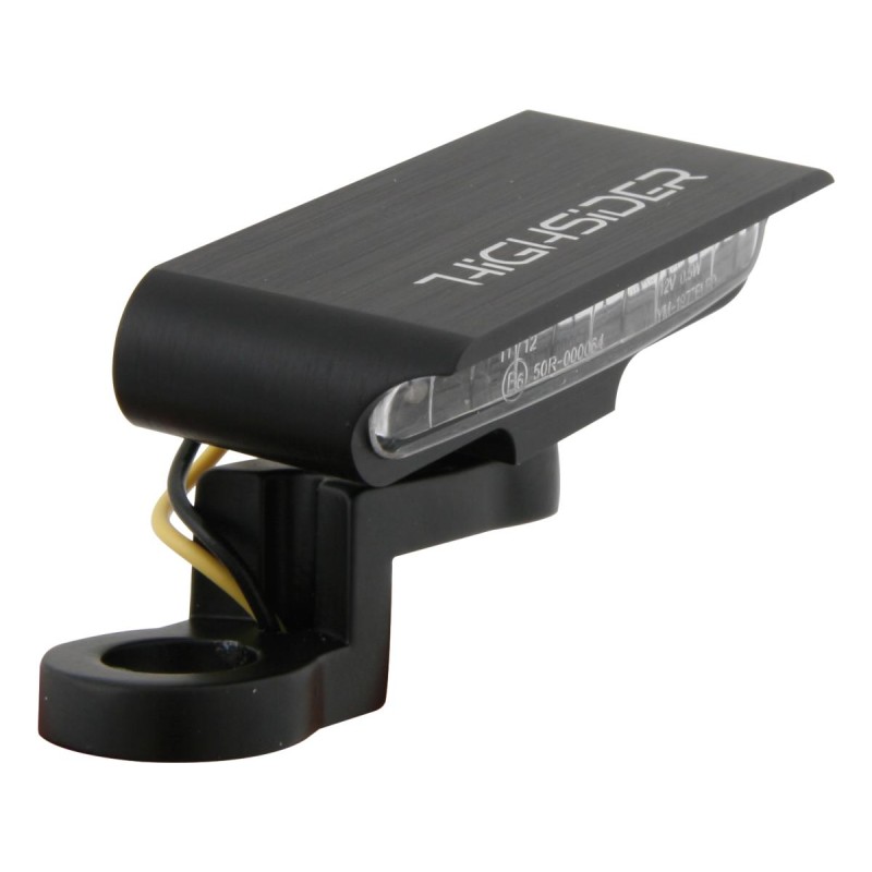 Stripe LED Turn Signal with Mirror Mount Black Clear LED