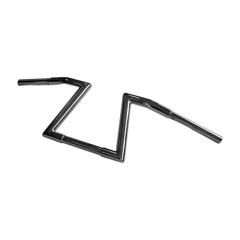 1 1/4" Z-Bar with 1" Clamp Diameter Handlebar Dimpled 3-Hole Chrome 230.0 mm
