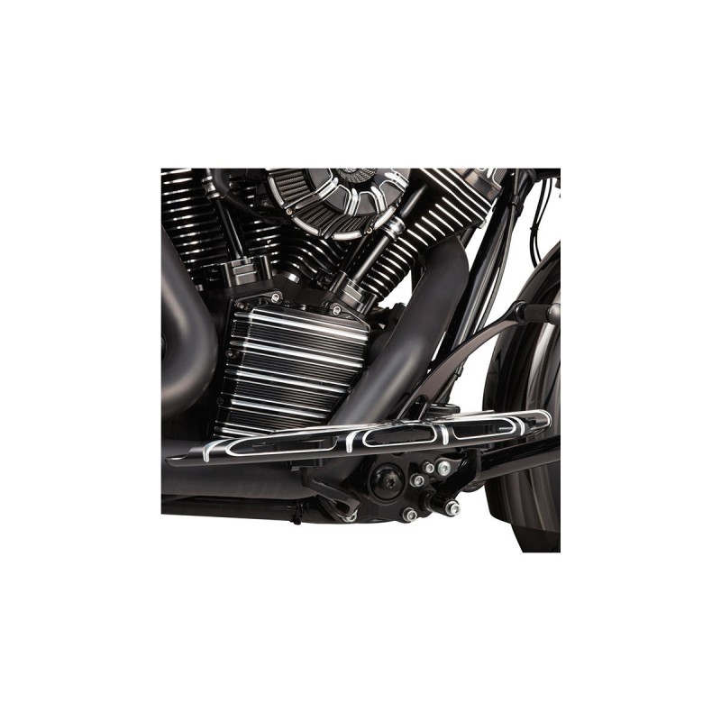 10-Gauge Driver Floorboards Black, Anodized