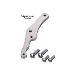 4 Piston Front Bracket, For 11,5" Rotor, Left and Right, Black