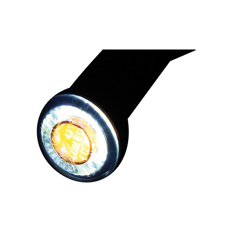 Apollo Modul LED Turn Signal/Position Light Approved for front installation only Black Smoke LED