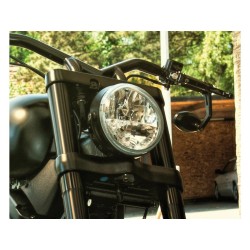Headlight Bracket "Boomerang",VA black coated Headlight Bracket Black