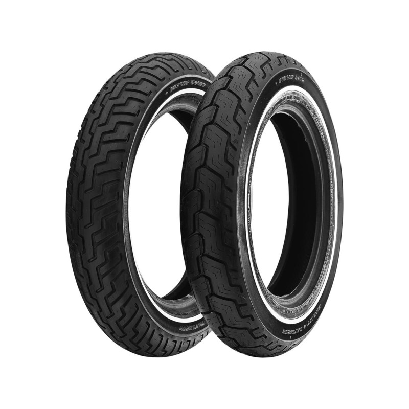 D402 Touring Tire MT/90 B-16 74H TT TL Single White Line