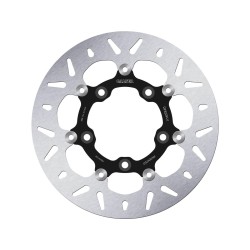 Disc Round DF FLV Floating Brake Disc 5-Hole Black Rear