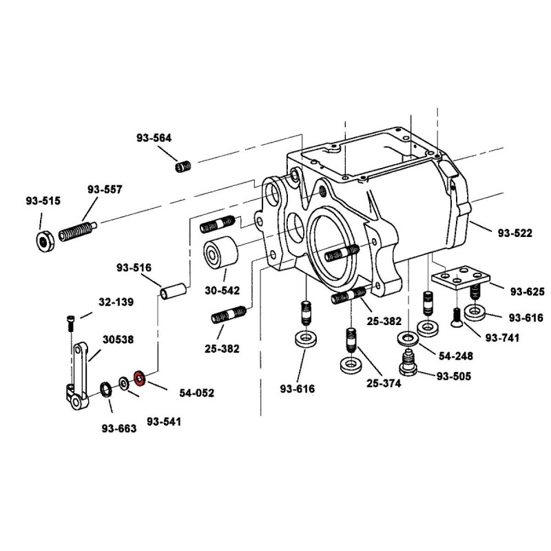 Shifter Shaft Transmission Case Oil Seal Pack 5.0