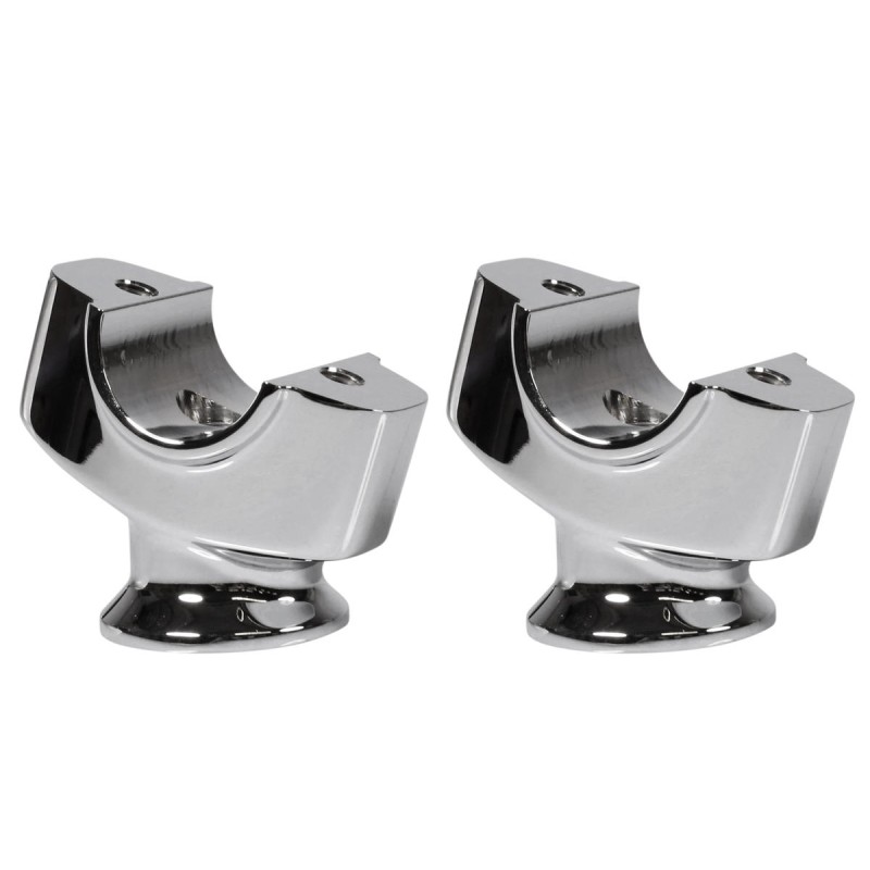 M8 Breakout Flat Angled Risers Height 50,8 mm Chrome 1 1/4"