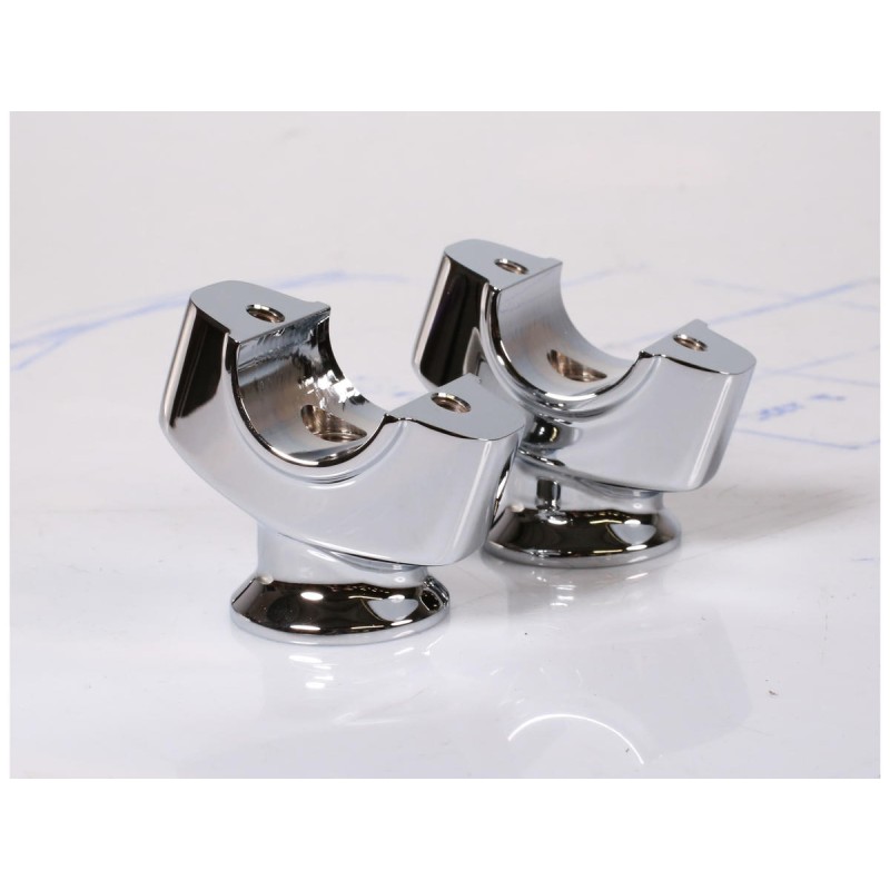 M8 Breakout Flat Angled Risers Height 50,8 mm Chrome 1 1/4"