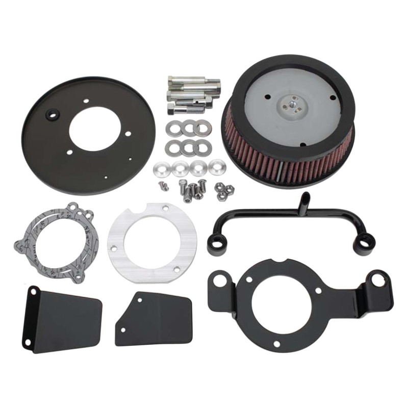Milwaukee Eight High Performance Air Cleaner With Breather Kit Black