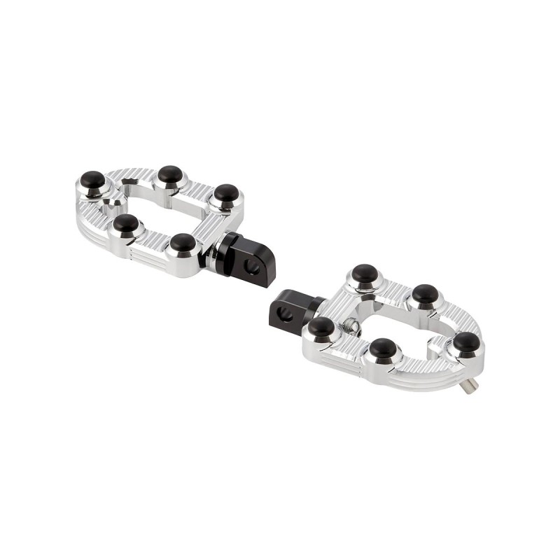 MX Footpegs Chrome