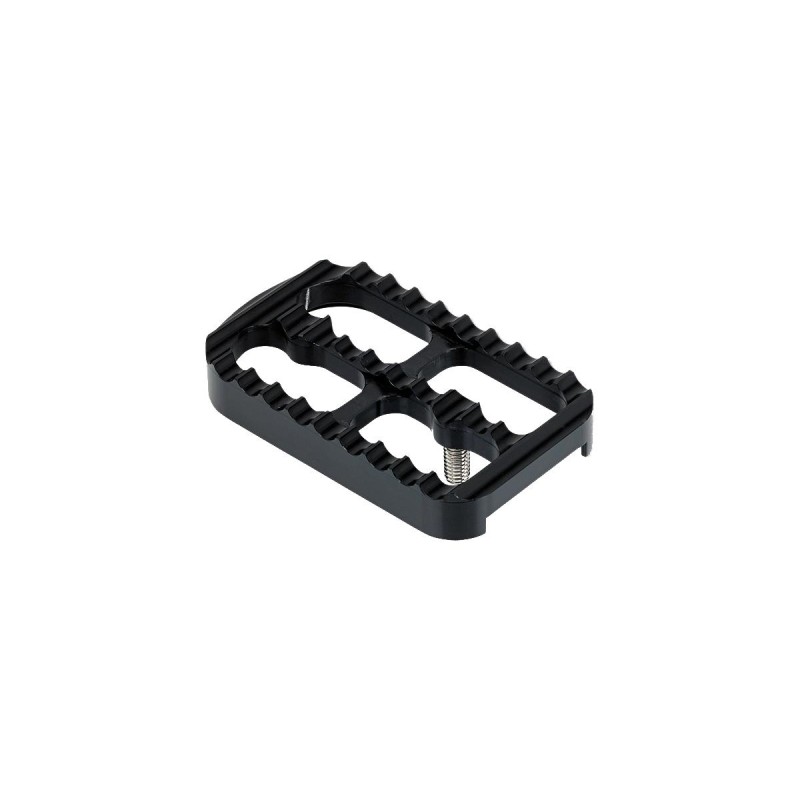 Serrated Serrated Brake Pedal Covers Black, Anodized