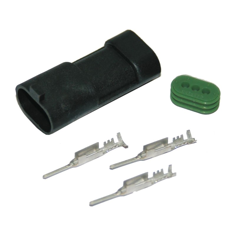 OEM Idle Speed Sensor, Ignition Coil and Fuel Pump Mate Connector Black