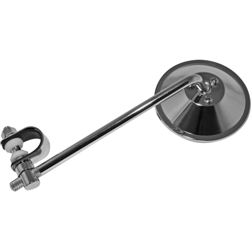 Clamp-On Mirror 4" stem Chrome