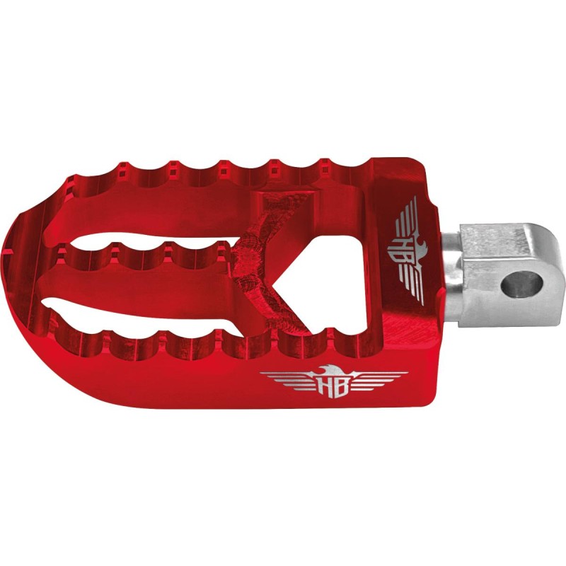 MX V2 Foot Pegs Red Anodized