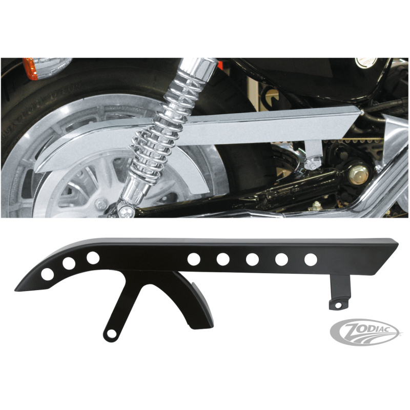 PARE COURROIE SUPERIEUR CHROME SPORTSTER