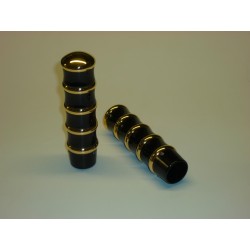 Vintage Grips Black Brass 1" Internal Throttle