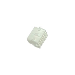 AMP Mate-N-Lock 15-Wire Cap Connector with Wire And Interface Seals White
