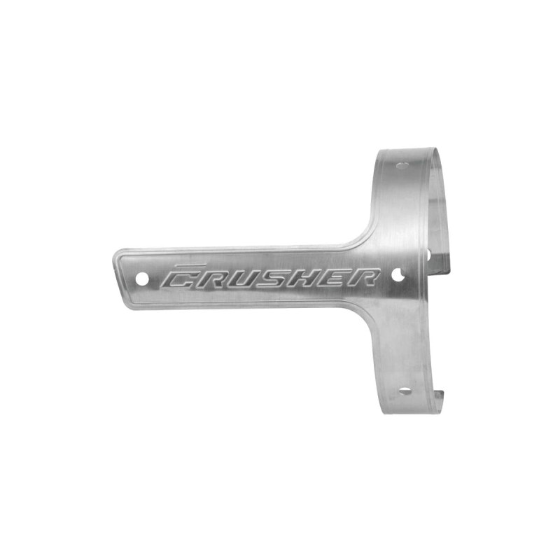 Exhaust Replacement Logo Band Right Silver Satin