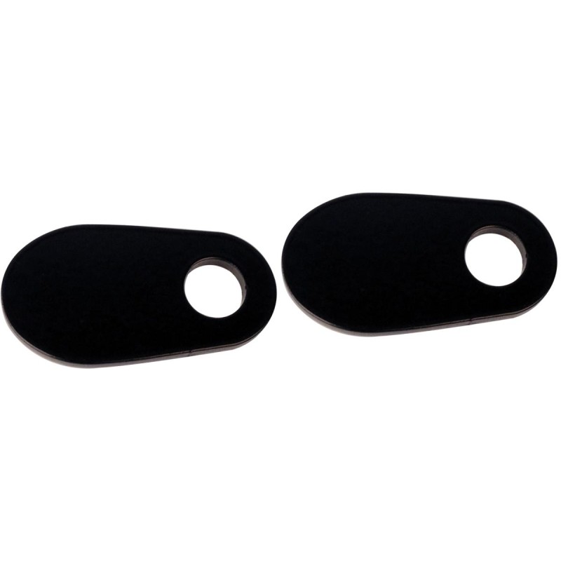 Turn Signal Mounting Plate Black Powder Coated