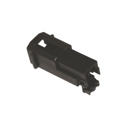 2-Wire Cap AMP Multilock Connector Housing Black