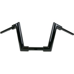 2" Str8UP Road King Special Handlebars Medium (280mm) Black Powder Coated Cable operated Throttle By Wire