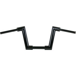 2" Str8UP Road King Special Handlebars Medium (280mm) Black Powder Coated Cable operated Throttle By Wire