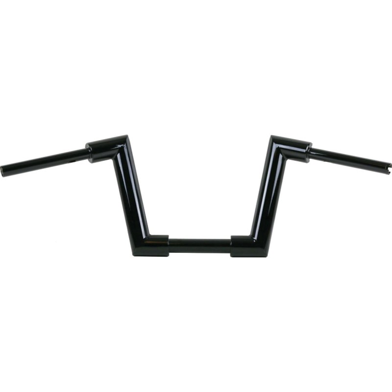 2" Str8UP Road King Special Handlebars Medium (280mm) Black Powder Coated Cable operated Throttle By Wire